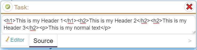 Source Tab Example